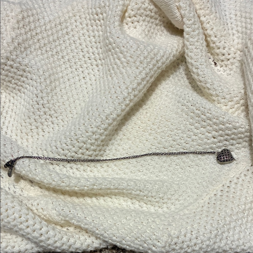 Silver Heart Pendant Necklace